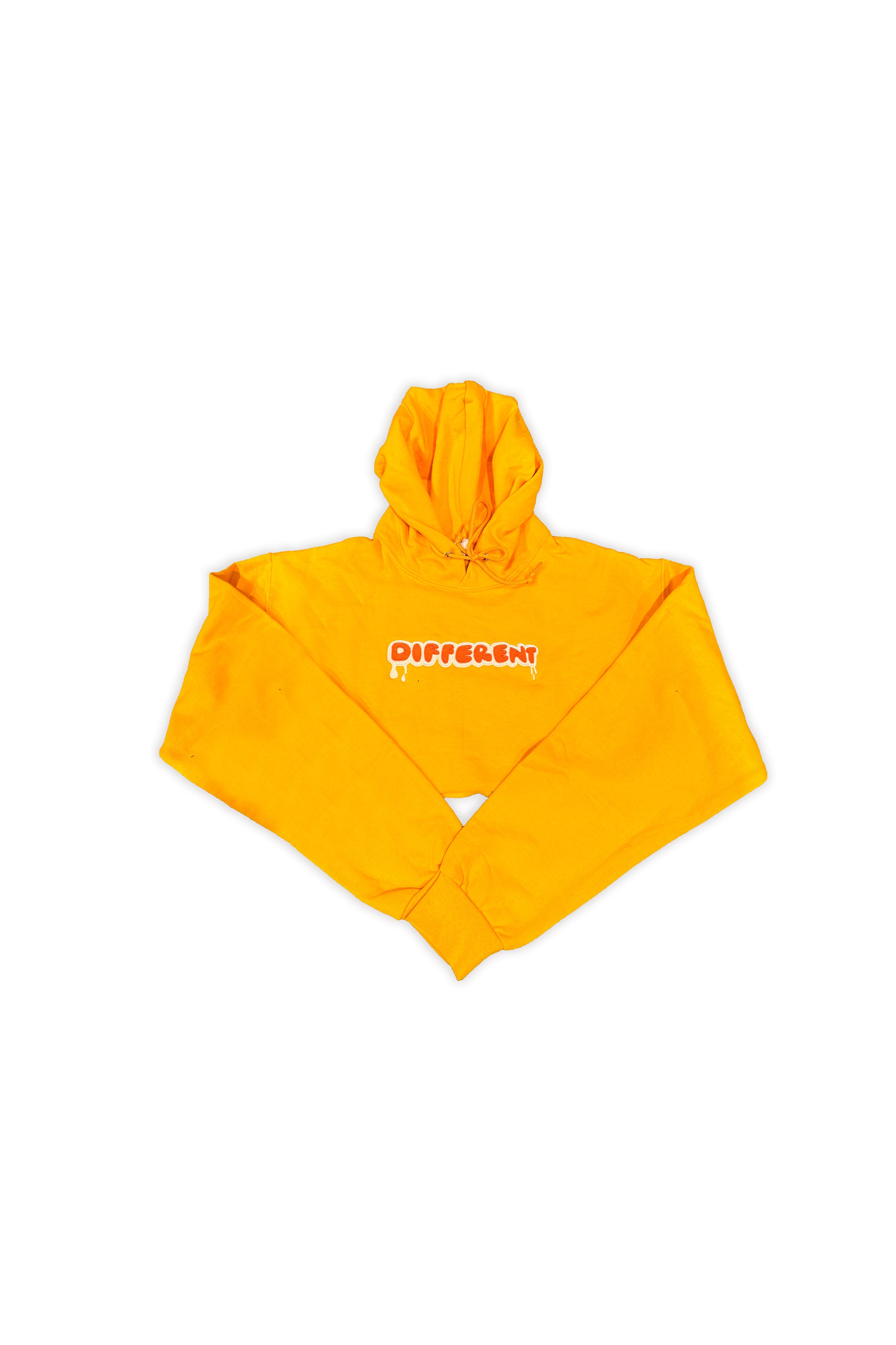 Cropped Yellow Different Hoodie